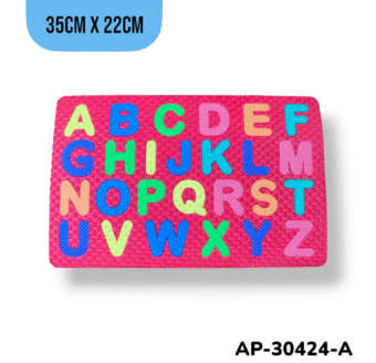 Alphanumeric Puzzle Play Mat 35x22cm Tile Of Number | Best Quality Game For Kids - Random Color  - Image 2
