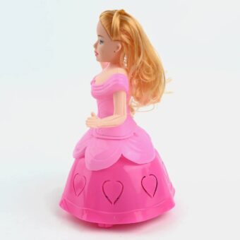 Magical Twirling Light-Up Dancing Princess Doll Toy with Music, Rotating Dress & LED Lights – Enchanting Ballerina Fairy Doll for Girls Aged 3+, Perfect Birthday Gift & Holiday Surprise - Random Color - Image 5