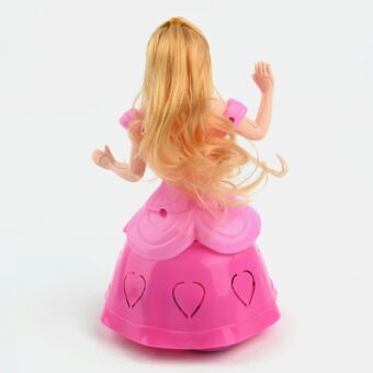 Magical Twirling Light-Up Dancing Princess Doll Toy with Music, Rotating Dress & LED Lights – Enchanting Ballerina Fairy Doll for Girls Aged 3+, Perfect Birthday Gift & Holiday Surprise - Random Color - Image 6