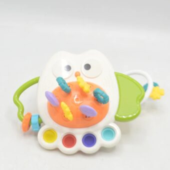 Owl-Themed Fun Squeezing and Pumping Toy – Colorful Sensory Play Toy for Kids with Soft Texture, Hand Grip Exercise, and Stress Relief - Image 2