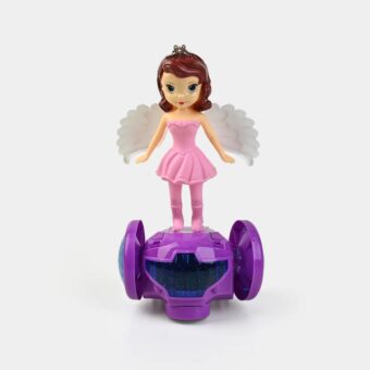 Princess Balance Car With Light & Music | Best Quality Princess Doll | Doll For Baby Girls | Random Color - Image 5