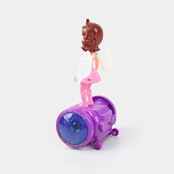 Princess Balance Car With Light & Music | Best Quality Princess Doll | Doll For Baby Girls | Random Color - Image 3