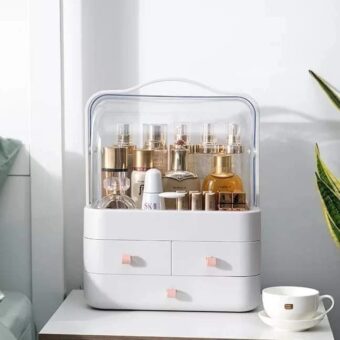 Multi-Functional Acrylic Cosmetic Organizer with Multiple Drawers – Elegant Storage Solution for Makeup, Skincare Products, and Beauty Accessories - Random Color - Image 13