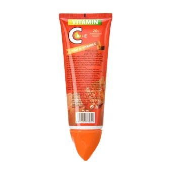 Liru Vitamin C + E 20% Antioxidant Serum Body Lotion – Orange Ice Cream Formula for Bright & Soothing Skin (120ML) - Without Box - Image 4