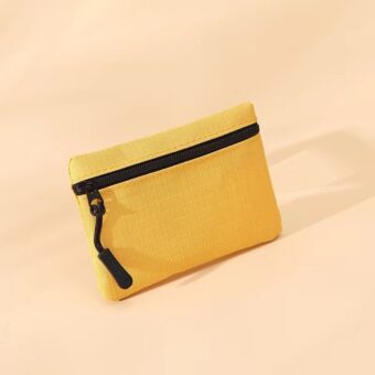 Pack Of 06 Portable Cloth Mini Pouch Zipper For Kids | Pencil Box | Cloth Pencil Box For Kids - Pouch ( Random Color ) - Image 10