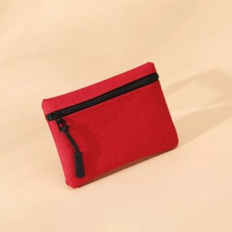 Pack Of 06 Portable Cloth Mini Pouch Zipper For Kids | Pencil Box | Cloth Pencil Box For Kids - Pouch ( Random Color ) - Image 11
