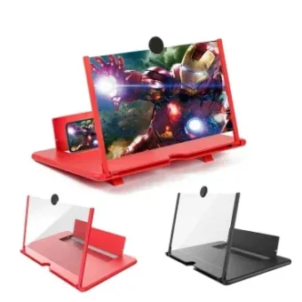 F3 Mobile Screen Magnifier | Enlarged Mobile Screen Amplifier Large Screen Eyes Protection (Random Color) - Image 2