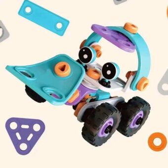 DIY Soft Rubber Building Puzzle Truck Toy Set for Kids – Creative 3D Assembly Construction Vehicle Toy with Flexible Pieces, Safe Educational STEM Learning Toy for Toddlers and Children - Random Color - Image 13
