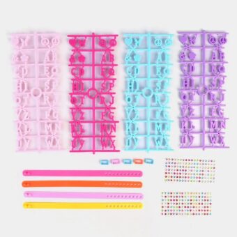 Charm Bracelets Diy Band Set, 6 Color Mix | Best Quality Bracelets For Kids - Image 3