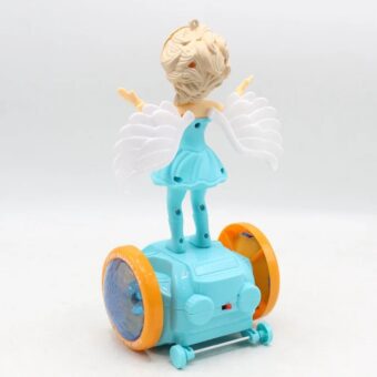 Princess Balance Car With Light & Music | Best Quality Princess Doll | Doll For Baby Girls | Random Color - Image 9