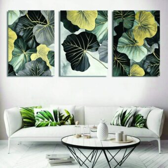 Set of 3 Wall Art Wooden Phototile Frames for Wall Decor
