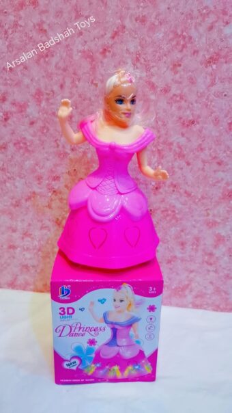 Magical Twirling Light-Up Dancing Princess Doll Toy with Music, Rotating Dress & LED Lights – Enchanting Ballerina Fairy Doll for Girls Aged 3+, Perfect Birthday Gift & Holiday Surprise - Random Color - Image 2