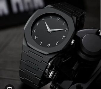 Full BLACK AURA Quartz Watch – Lightweight Design, , Premium Quality & Finish - Best Quality Analog Watch For Boys - Watch For Men | Full Black Color Watch - Without Box - Image 5