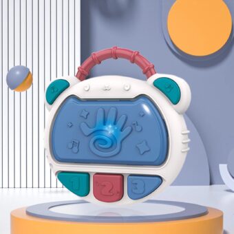 Flash Drum Toy for Kids - Early Education Drums Piano Musical Instrument Baby Toys Baby Hand Drum Toy Baby Flash Drum With Lights And Music Babies Drum Clap Music Hand Drum Children Preschool Early Development Toy - Image 4
