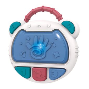 Flash Drum Toy for Kids - Early Education Drums Piano Musical Instrument Baby Toys Baby Hand Drum Toy Baby Flash Drum With Lights And Music Babies Drum Clap Music Hand Drum Children Preschool Early Development Toy - Image 2