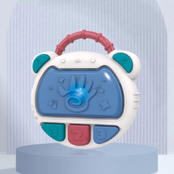 Flash Drum Toy for Kids - Early Education Drums Piano Musical Instrument Baby Toys Baby Hand Drum Toy Baby Flash Drum With Lights And Music Babies Drum Clap Music Hand Drum Children Preschool Early Development Toy - Image 3
