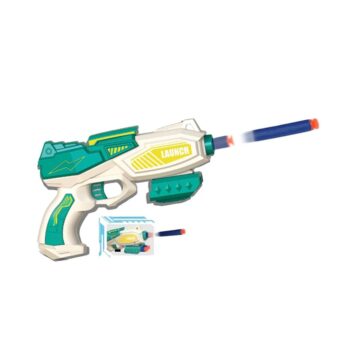 Plastic Soft Bullet Gun Toy | Best Quality Toy For Kids -  Soft Bullet Shooting Gun - Random Color - Image 3