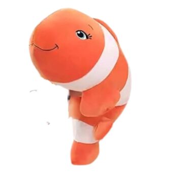 Cute Clown Fish Soft Stuffed Plush – 65cm Large Cartoon-Inspired Plush Toy for Kids, Toddlers & Plush Collectors – Adorable Nemo-Style Ocean Animal Pillow for Cuddling, Gifting & Room Decor - Random Color - Image 6