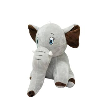 Adorable Sitting Baby Elephant Stuffed Toy – 30cm Soft Plush Animal Doll for Kids, Toddlers & Babies – Cuddly Grey Elephant Toy with Floppy Ears – Perfect for Snuggling, Gifting & Nursery Decor - Image 2