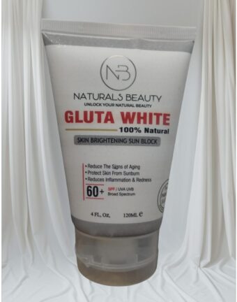 Naturals Beauty Gluta White Skin Brightning Sun Block Spf 60+ UAV&UVB 120 ML - Image 4
