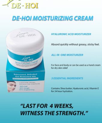 DE-HOI Moisturizing Cream, 100g, Rejuvenated, Refreshed, Brightening - Image 6