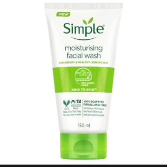 New Simple Kind to Skin Moisturizing Face Wash – Gentle Cleanser for Sensitive Skin