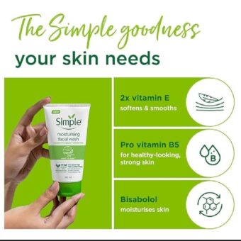 New Simple Kind to Skin Moisturizing Face Wash – Gentle Cleanser for Sensitive Skin - Image 10