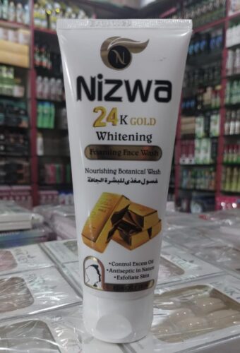 Nizwa 24K Gold Whitening Face Wash – 100ML | Brightening & Glowing Skin - Image 6