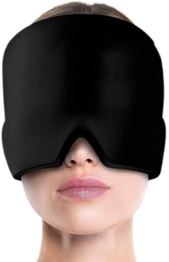 Headache Relief Hat for Migraine Relief, Tension, One Size Fits All Headache Cap with Reusable Ice Gel Pack for Puffy Eyes, Stress Relief - Image 10