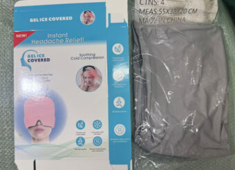 Headache Relief Hat for Migraine Relief, Tension, One Size Fits All Headache Cap with Reusable Ice Gel Pack for Puffy Eyes, Stress Relief - Image 2