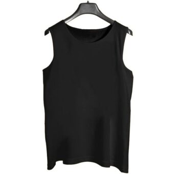 Captain Black Men's Vest [Black] | Sleeve-Less 100% Pure Sando