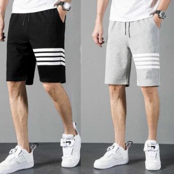[Pack Of 2] Sleeping Short Trouser For Men | New Good Quality Fabric Shorts