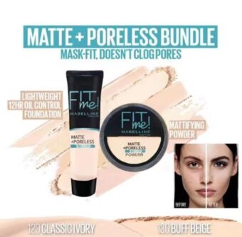 2 in 1 Fitme Foundation & Compact Face Powder Deal