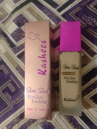 Kashees EvenTone High C24 Hours Full Coverage Glowy Foundation - 50ml overage Liquid Foundation 30Ml - Image 4