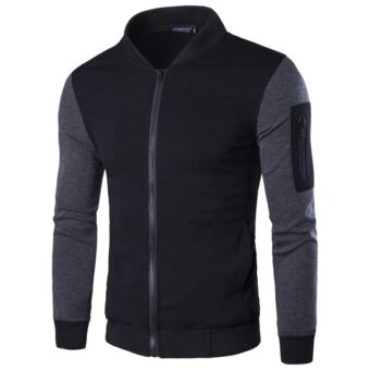 Grey Sleeve Style Full Jacket - Elevate Your Style with Our Dashing Full Bazo Jacket: Fashionable, Trendy, Premium Quality, and Finely Stitched