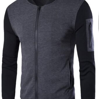 Black Sleeve Style Full Jacket - Elevate Your Style with Our Dashing Full Bazo Jacket: Fashionable, Trendy, Premium Quality, and Finely Stitched