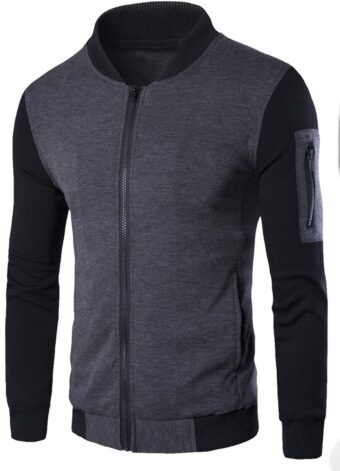 Black Sleeve Style Full Jacket - Elevate Your Style with Our Dashing Full Bazo Jacket: Fashionable, Trendy, Premium Quality, and Finely Stitched