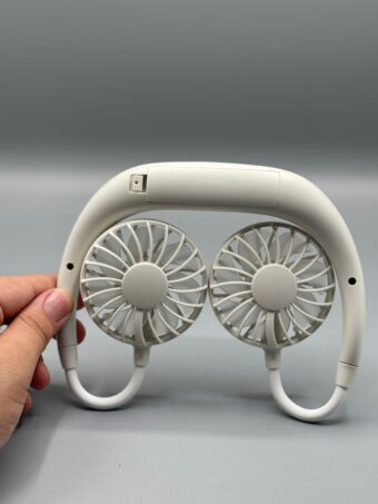 Neck Fan Adjustment Fan Hands-free Hanging Rechargeable Mini Sports Fans 3 Gears Wearable Sport Fan - Random Color  - Image 3