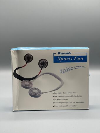 Neck Fan Adjustment Fan Hands-free Hanging Rechargeable Mini Sports Fans 3 Gears Wearable Sport Fan - Random Color  - Image 2