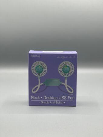 Mini Neck Fan – Portable USB Rechargeable Hands-Free Wearable Cooling Fan | Personal Airflow for Travel, Office & Outdoor Use - Image 7