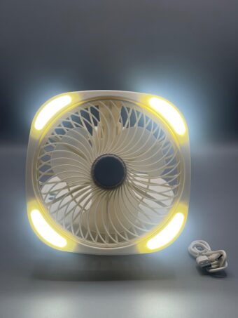 Jiake - Folding Storage Lamp Fan 2000 mah  | JK-F670 | Portable Handheld Fan | Mini Handheld Fan easily Carrieable for Personal Usecases | USB Rechargeable Fan - Image 6