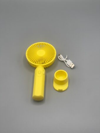 Mini Portable Handheld Fan | Compact Fan easily Carrieable for Personal Usecases | USB Rechargeable Fan (Random Color) - Image 3