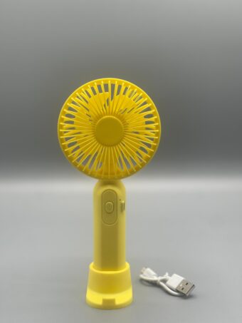 Mini Portable Handheld Fan | Compact Fan easily Carrieable for Personal Usecases | USB Rechargeable Fan (Random Color) - Image 4