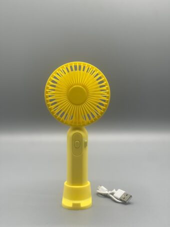 Mini Portable Handheld Fan | Compact Fan easily Carrieable for Personal Usecases | USB Rechargeable Fan (Random Color) - Image 5