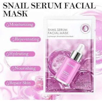 Pack Of 05 - Anti-Wrinkle Face Sheet Mask | Anti Aging Hydrating Anti-acne Repairing Brightening Moisturizing Retinol Serum Facial Mask - Image 6
