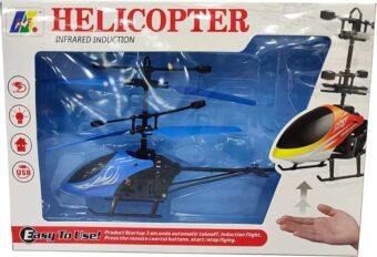Infrared Induction LED Helicopter – Hand Sensor Controlled, Rechargeable Flying Toy | Helicopter For Children | Toy For Baby - Random Color - Model: JQ-1111 - Image 6