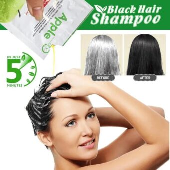 Apple Ammonia Free Black Hair Cream | 30ml x 10 pcs in Box - Image 6