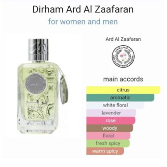 Dirham Oud Parfum Ard Al Zaafran, Oriental Fragrance, long-lasting, Sandalwood (Men and Women) Unisex Eau de Arabian Perfume 100 ml - Image 7