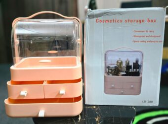 Multi-Functional Acrylic Cosmetic Organizer with Multiple Drawers – Elegant Storage Solution for Makeup, Skincare Products, and Beauty Accessories - Random Color - Image 2