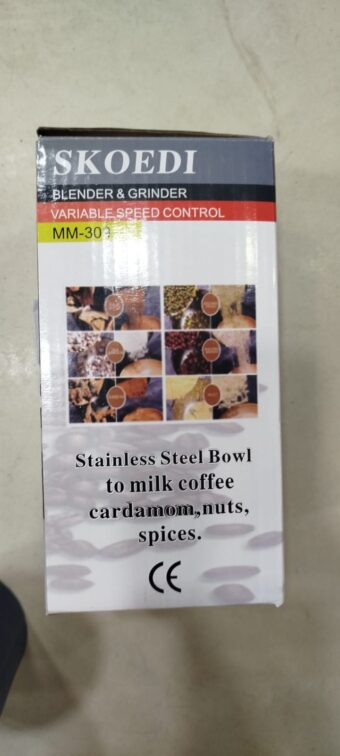 Electric Coffee Grinder & Food Processor – 350W Powerful Motor - Image 3